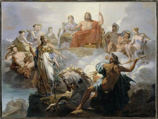 Poseidon & athena