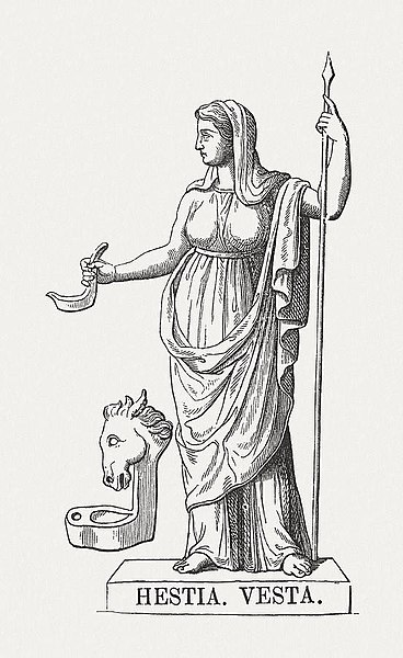 Hestia - Greek goddess of the hearth and the domesticity