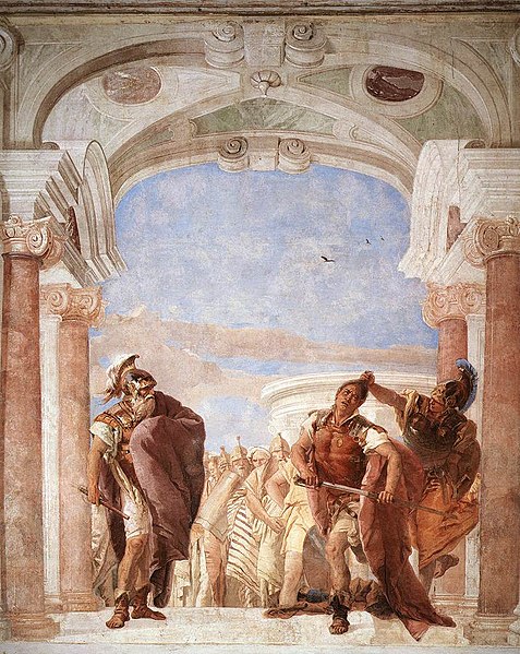 Fresco by Giovanni Battista Tiepolo (1757, Villa Valmarana ai Nani, Vicenza)