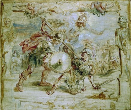The death of Hector.