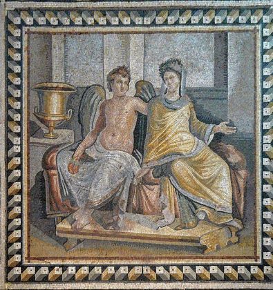 Gaziantep Zeugma Museum Eros and Psyche mosaic