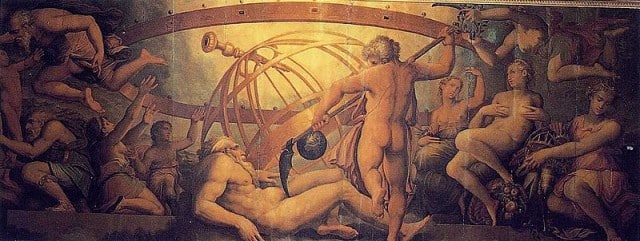 The Mutilation of Uranus by Cronos (Saturn). Central turning point in the Theogony.