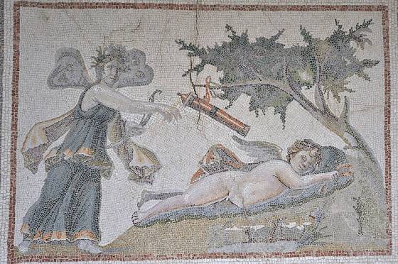 Antakya Archaeological Museum Eros and Psyche mosaic