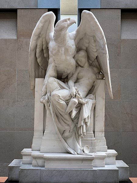 Hébé, marble by Carrier-Belleuse exhibited at the Salon of 1869. It is kept at the Musée d'Orsay.