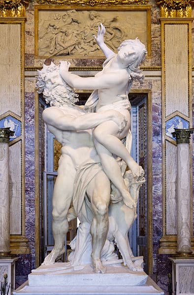 The Rape of Proserpina (1621–22), by Gian Lorenzo Bernini. Galleria Borghese, Rome