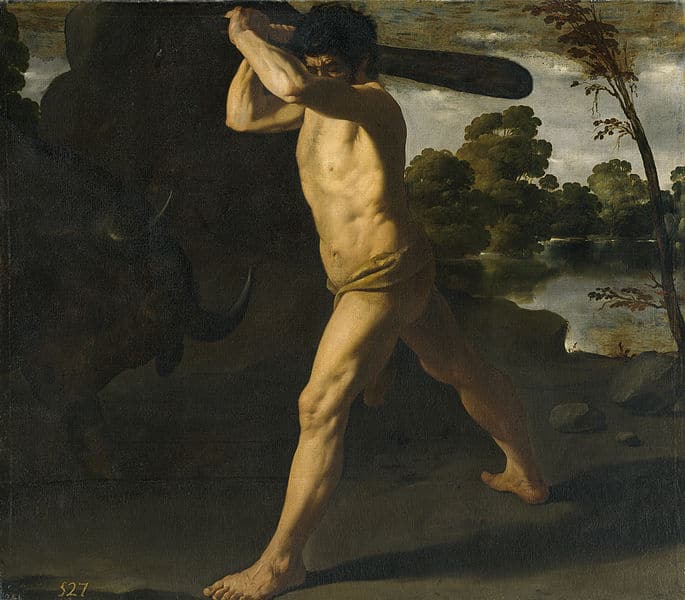 Hercules and the Cretan bull