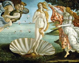 Emergence of Aphrodite from the sea