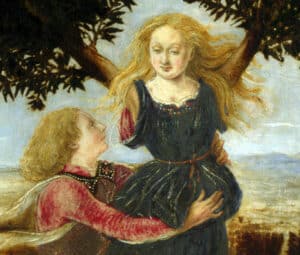 Apollo and Daphne Painting by Antonio del Pollaiolo