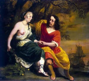 Dionysus with Ariadne, a tale of love