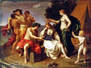 Dionysus with Ariadne, intertwined fates