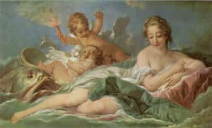 Aphrodite's majestic birth