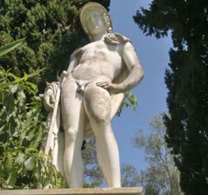Statue of Hermes at Achileion Palace, Corfu