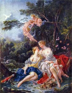 Zeus with the nymph Callisto