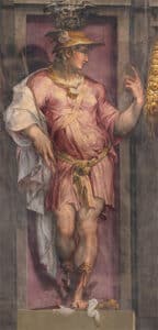 Classical depiction of Hermes