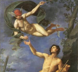 Hermes interacting with Paris