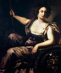 Artistic portrayal of Athena