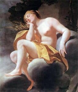 Resting Aphrodite in serene slumber