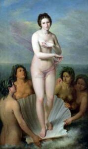 Arising Aphrodite from water