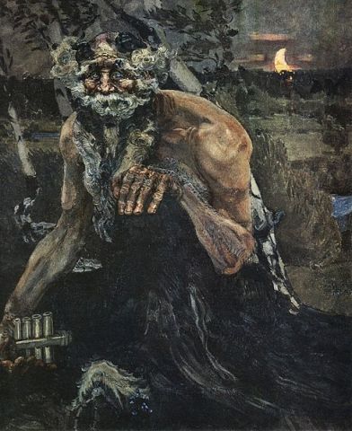 Pan, painted by Mikhail Vrubel in 1899.