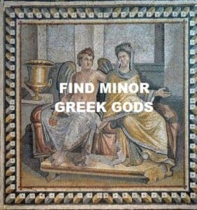 Find Minor Greek Gods
