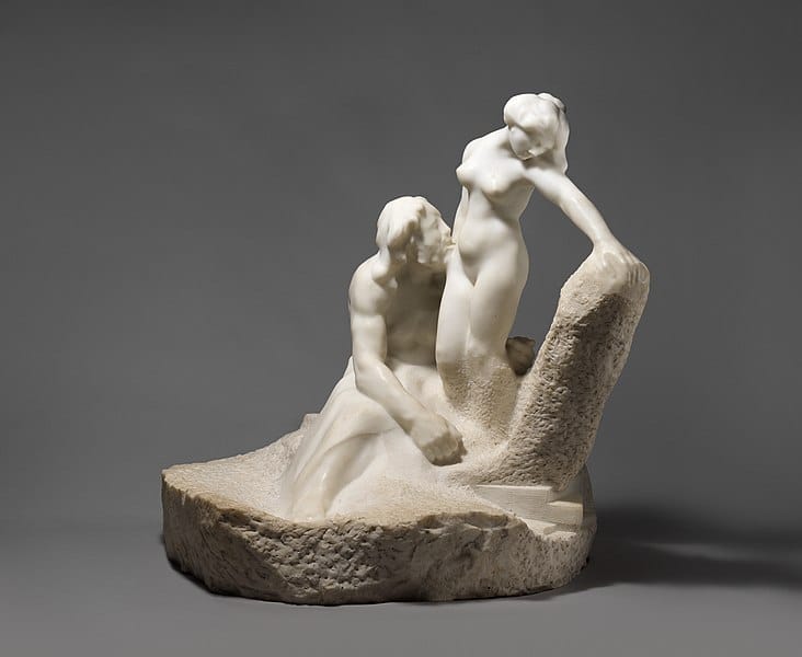 Pygmalion and Galatea - statuette group by Auguste Rodin