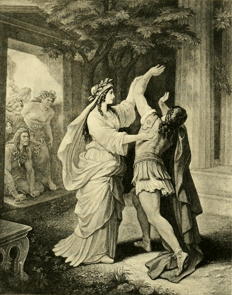 Iphigenia and Her Brother Orestes