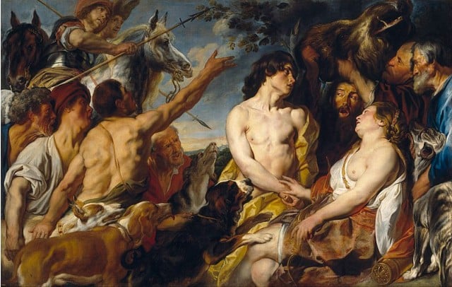 Meleager and Atalanta (17th century) by Jacob Jordaens